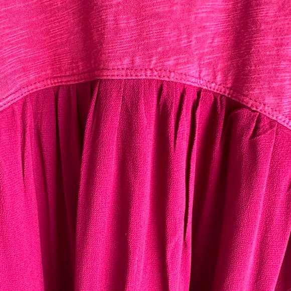 ANTHROPOLOGIE LEFT OF CENTER Fuschia Tulipan HighLow Sleeveless Ladies Dress, XS - Picture 9 of 10